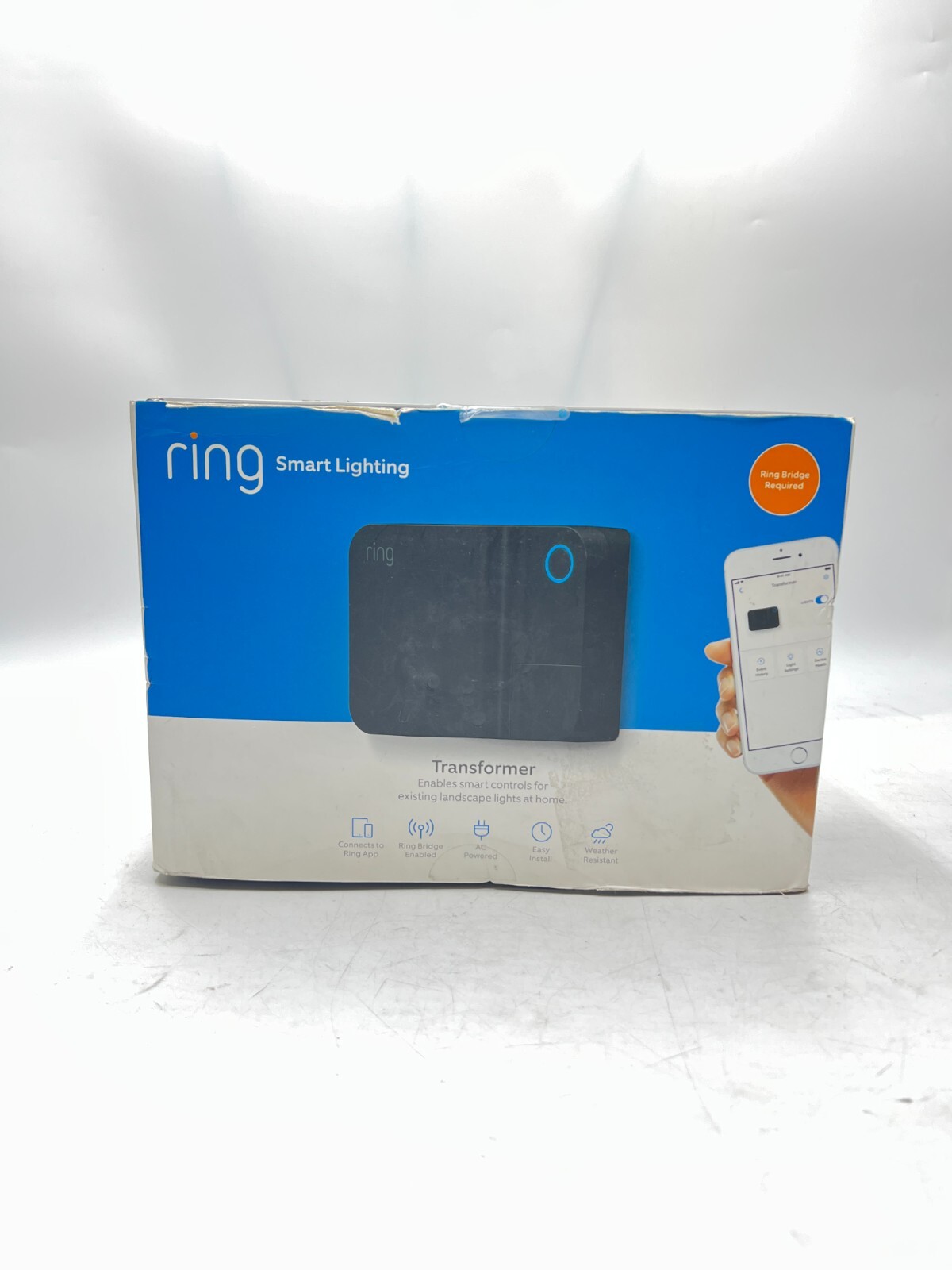 Ring Smart Lighting Transformer Black with Bridge Connectivity-image