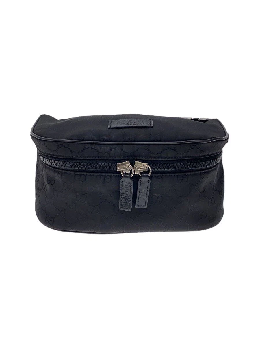 Sac taille GUCCI GG nylon noir occasion