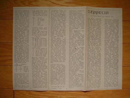 ZEPPELIN - Vintage Wargame & Jagdpanther Magazine Volume 2 No. 5 (April 1974) - Picture 2 of 8