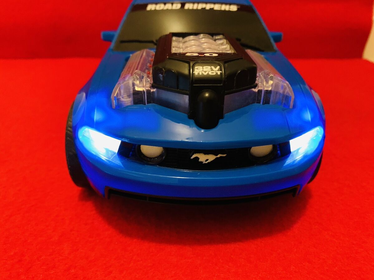 Toy State Road Rippers BLUE Mustang GT 5.0 Electronic Toy State Road Rippers BLUE Mustang GT 5.0 Electronic