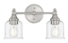 Park Harbor  PHVL3162BN Hesby 2 Light 15" Bathroom Vanity Light - Brushed Nickel