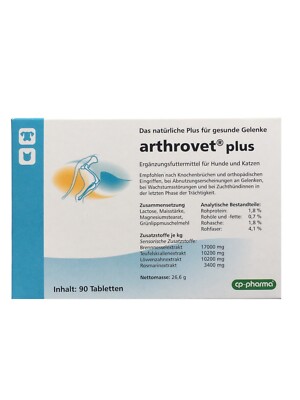 Arthrovet   plus 90 Tabl.(Gelenke) (0,32  /1 Tbl.)/ - DHL Versand free!