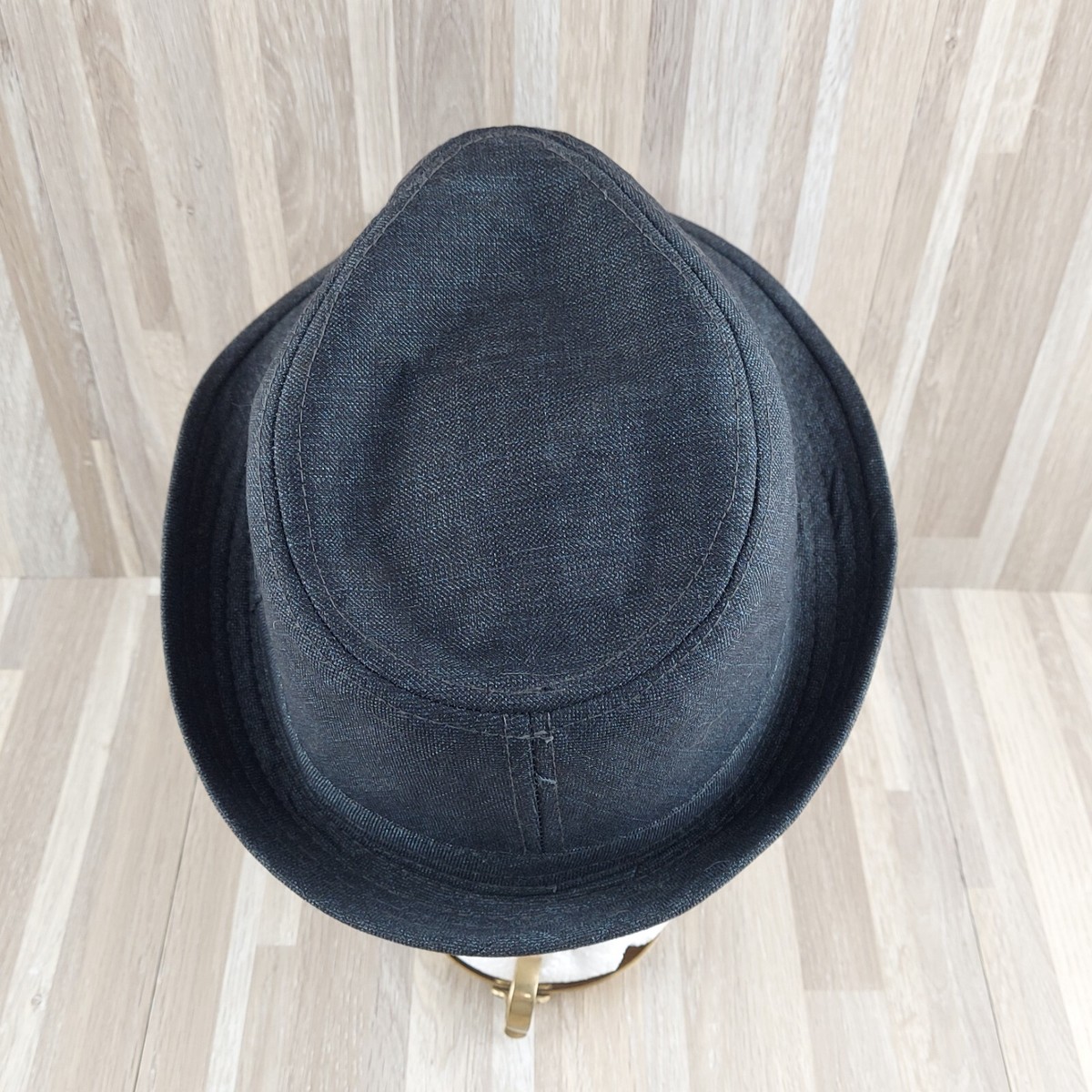 J Dempsey Fedora Hat Dark Gray Size S/M View 4
