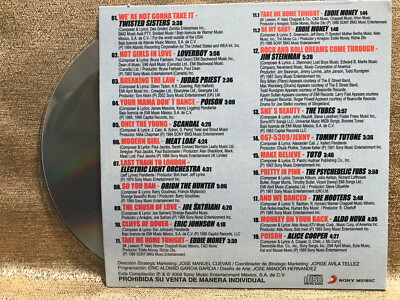 RARE 80'S CD Sleeve Rock Breaking The Law Judast Priest So You Ran Orión Hunter