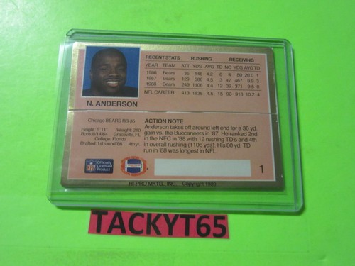 CHICAGO BEARS SINGLE CARD(S) YOU CHOOSE - Picture 16 of 46