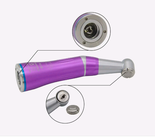 Dental Inner Water Slow Low Speed Handpiece Contra Angle Air Motor Straight Cone - Picture 6 of 15