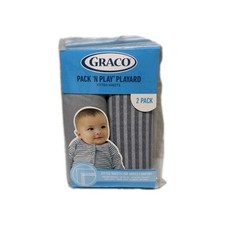 Graco Pack N Play Playard Fitted Sheets Pack of 2 Size 39 in x 27 in New