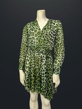 ZARA Green Animal Print Dress - Size XS