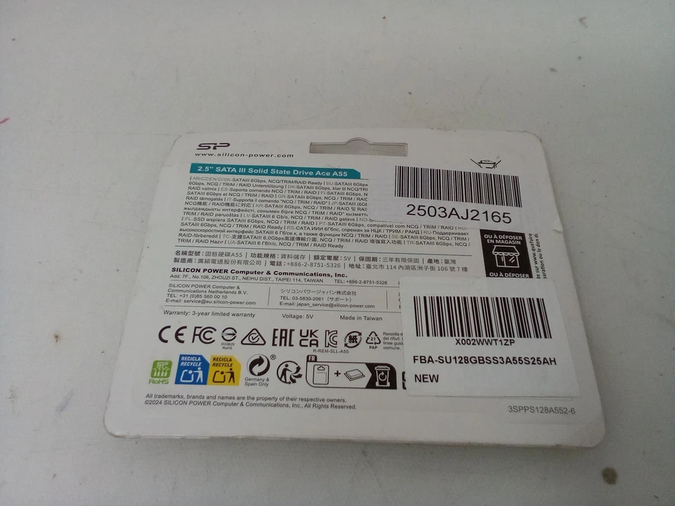 Sillicon Power 2.5" Sata III Solid State Drive Ave A55 {FBA-SU128GBSS3A55S25AH} - Image 2 of 4