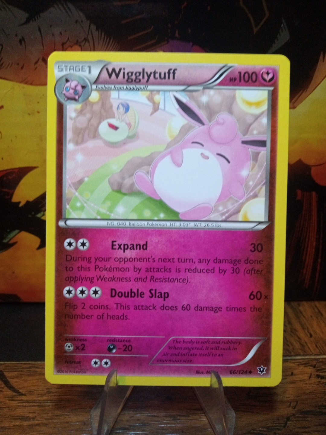 2016 Pokemon Fates Collide Wigglytuff #66 VLP