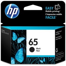 Genuine HP 65 Ink Cartridge Black Pack for HP 2622 3752 3722 printer