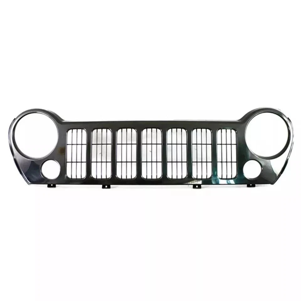 Grille Assembly Black Plastic For Jeep Liberty 2005-2007 Front CH1200291 Foto 2 de 2