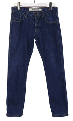 FREEMAN T.PORTER Jeans Men's W31/L32 Blue Denim Tapered Fit Button Fly