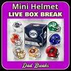 NFC NORTH (4 NFL TEAMS) signed/autographed football mini-helmet LIVE BoxBreak
