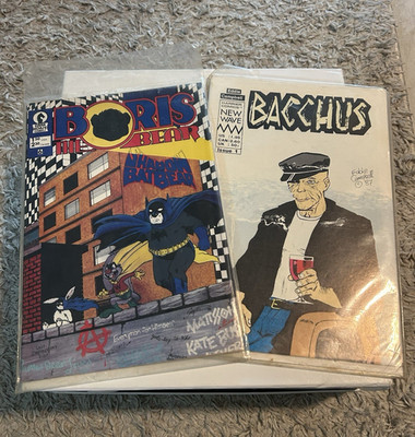 Harrier Comics Bacchus #1 (1987) Eddie Campbell Copper Age Color Comic Lot