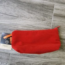 ibex Refleece Zip It Bag Cayenne Reclaimed Wool Toiletry