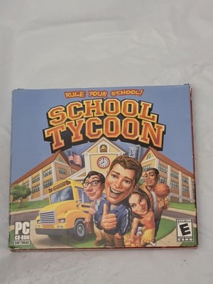 School Tycoon PC CD-ROM Game - Global Star Software - Build Your School!