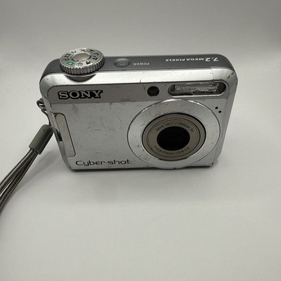 #ad #ad Sony Cyber Shot DSC S650 7.2MP Digital Camera Silver Parts Read $20.00