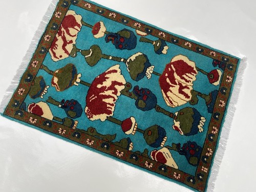 85x61 Cm Afghan War Rug War Rug Beautifully Made Wool Rug Handicrafts #492 - Picture 6 of 10