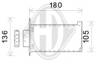 Diederichs HeizungskÜHler DCM3835 FÜR Alfa Romeo