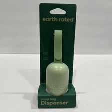 Earth Rated Dog Poop Bag Holder with Dog Poop Bags, 1 Dispenser and 15 Bags