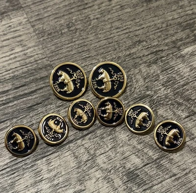 suaywo 12 Stück 20MM Metall Blazer Knöpfe Metallknöpfe Knöpfe Schwarz suaywo 12 Stück 20MM Metall Blazer Knöpfe Metallknöpfe Knöpfe Schwarz