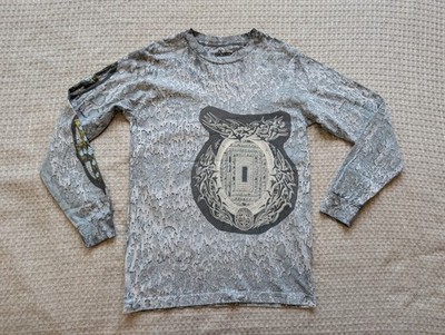 Travis Scott Gods Country Shirt Mens Small Gray Long Sleeve Cactus Jack Graphic