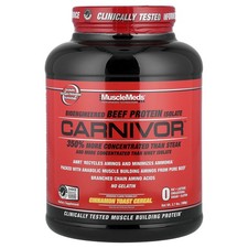 Carnivor, Bioengineered Beef Protein Isolate, Cinnamon Toast Cereal, 3.7 lbs