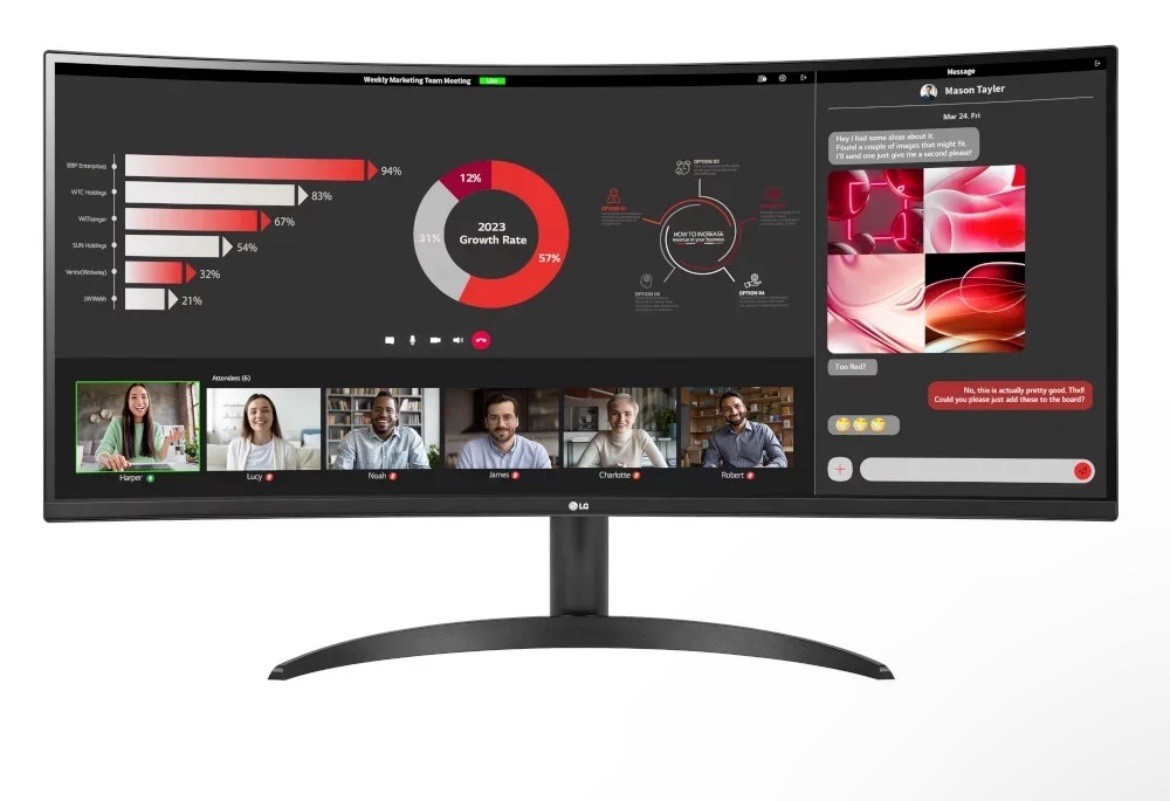 LG 34WR50QC-B 34