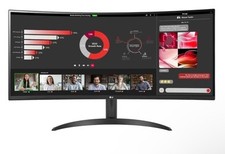 LG 34WR50QC-B 34" Curved Ultrawide WQHD 3440 x 1440 Monitor, Black
