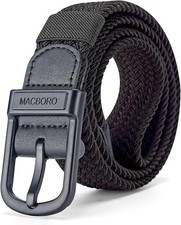 Tsa Approved Hypoallergenic Nickel Free Non Metal Belt for Men Elastic Stretch B