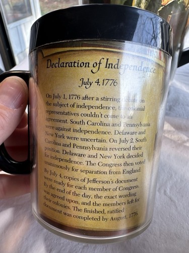 Vintage 5 pc Thermo Serv FREEDOM SERIES Plastic Insulated Pitcher & Mugs w Label - Picture 10 of 10