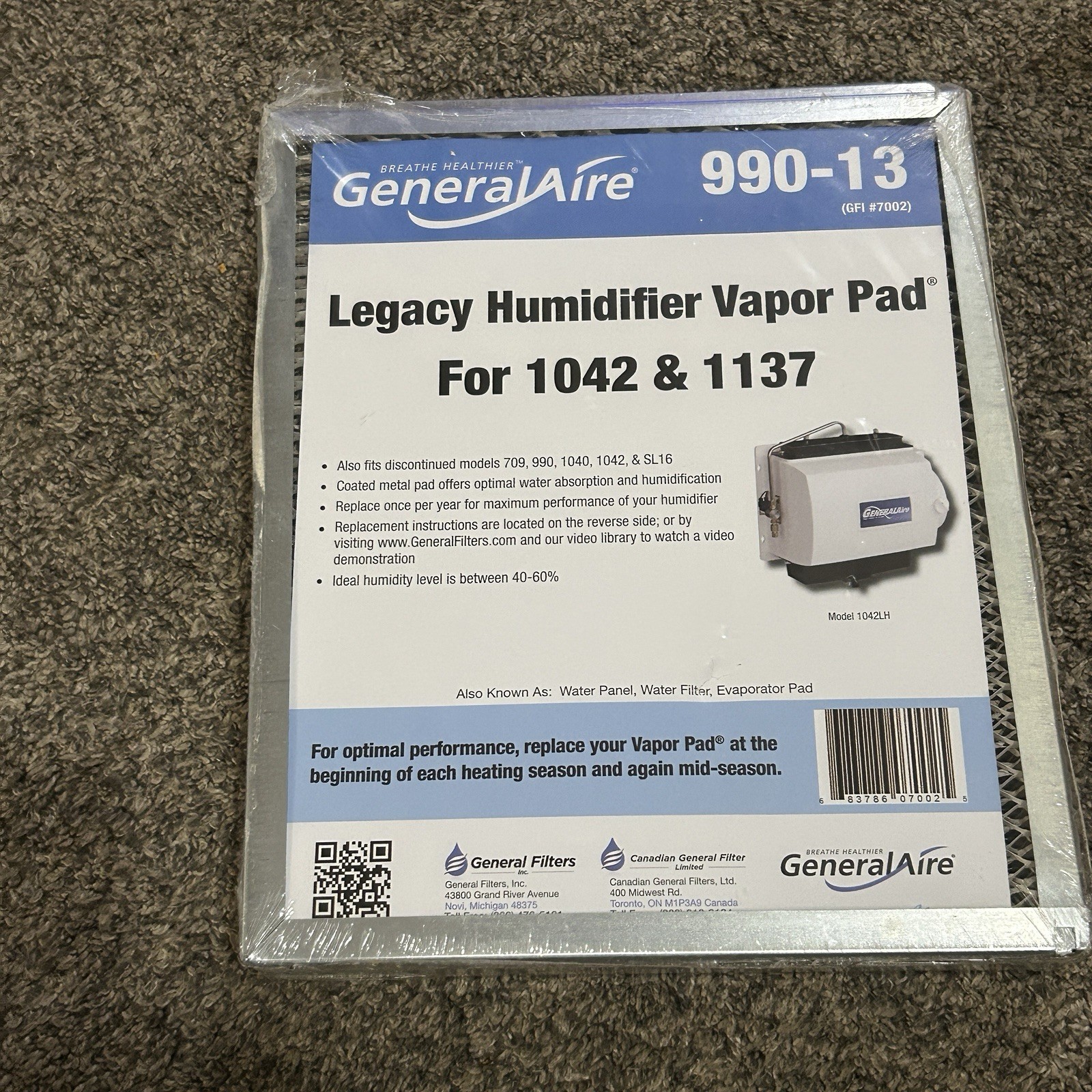 Vapor Pad For 1042 & 1137 New