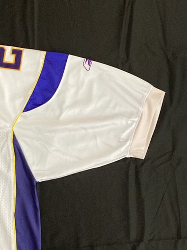 Vintage White Reebok Authentic NFL Jersey Vikings Adrian Peterson Sewn Size 54 - Picture 17 of 19