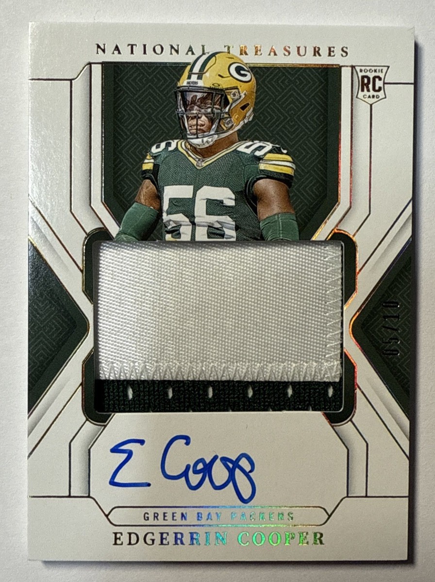 2024 Panini National Treasures Edgerrin Cooper Rookie Patch Auto