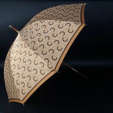 CELINE CP Used Unisex Authentic Luxury Long Umbrella Multicolor Gorgeous 4