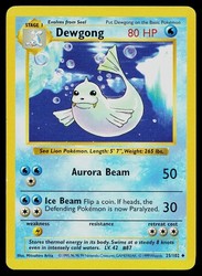 Dewgong 25/102 Base Set Shadowless
