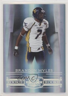 2007 Donruss Threads Century Proof Silver /100 Brandon Myles #171 Rookie RC s7f