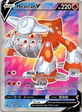 Heatran V 165/189 Ultra Rare Astral Radiance Pokemon Holo Near Mint