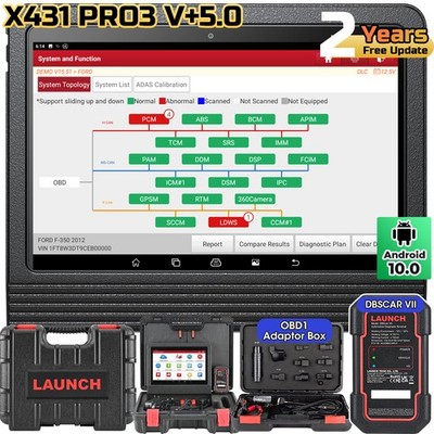 LAUNCH X431 PRO3S+ V+ V5.0 PRO 5 OBD2 Diagnosegerät Profi BT Scanner ALLE SYSTEM