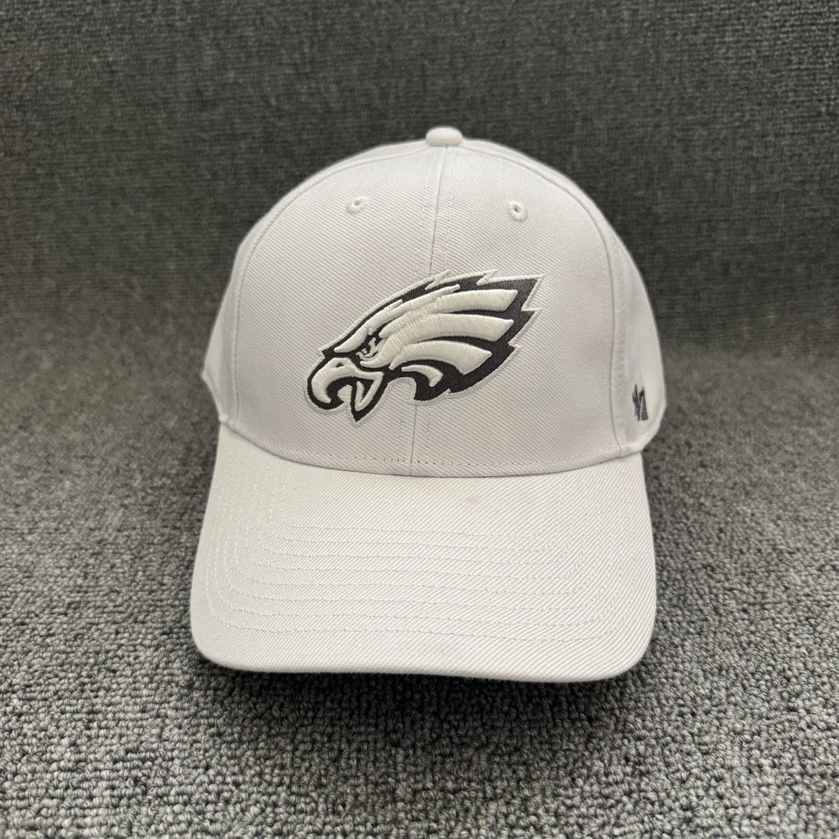 '47 Brand Philadelphia Eagles Baseball Cap Strapback White NFL Hat