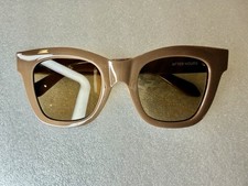 Quay Australia After Hours Toffee Frame Brown Lens Square Sunglasses NWOT