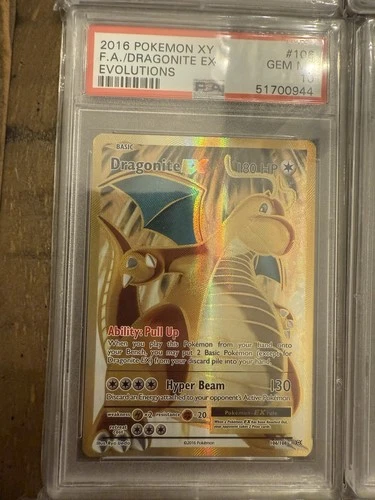 Pokémon TCG Dragonite EX Full Art Holo PSA 10 XY Evolutions