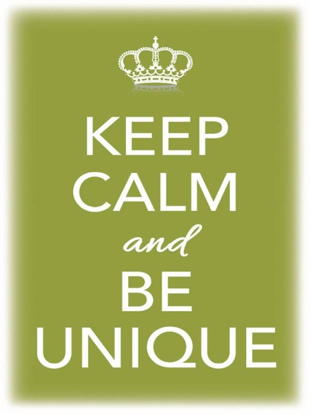 Holzschild 40X30 Cm Keep Calm And Be Unique Deko Geschenk Holz Schild-image
