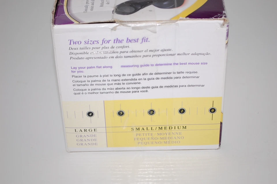 3M Ergonomic Vertical Grip Optical Mouse Wired USB EM500GPL - Image 4 of 4