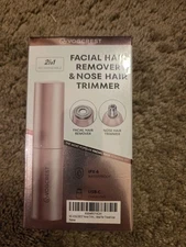 VOGCREST Nose Trimmer for Women: 2 in 1 Rechargeable Facial Hair Remover