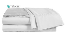 100 Tencel Set - Queen Size 4 Piece Sheets with Deep Pockets up to 18 Inches...