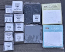 Stampin Up By Sizzix Mixed Lot Of 19 Die Cuts Embosslits Big Shot See Pictures