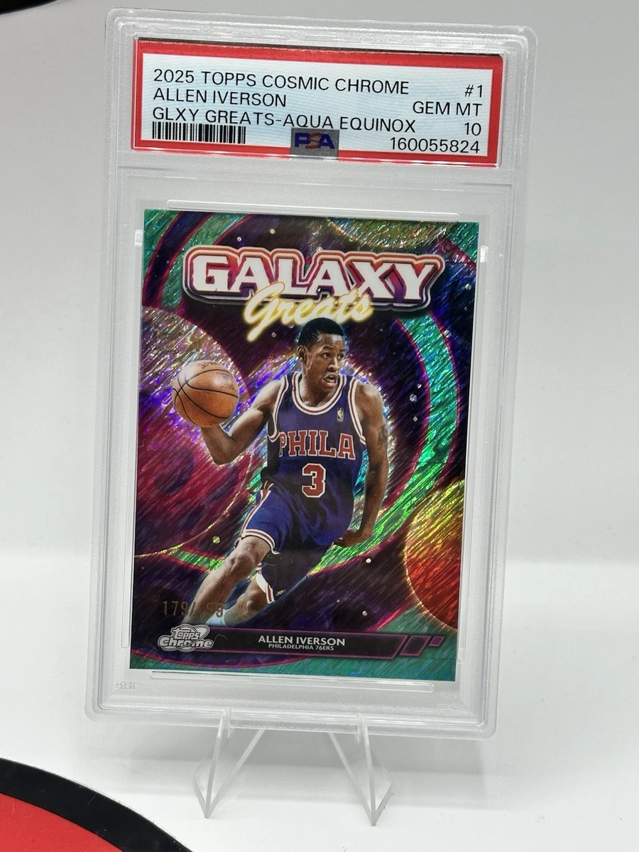 Allen Iverson 10 Graded Basketball Sports Trading Cards