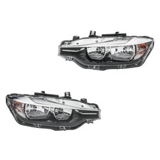 Headlight Set left right 12 V H7/H7 PY21W Halogen FF HELLA for e.g. BMW 3 Series